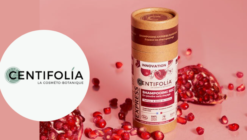 Testez gratuitement le shampoing sec sans rinçage grenade de Centifolia