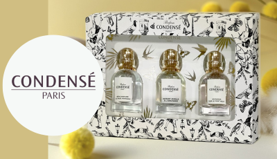 Testez gratuitement le coffret d\'eaux de parfum de Condensé Paris