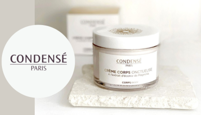 Testez gratuitement la crème corps onctueuse de Condensé Paris