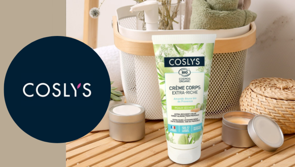 Testez gratuitement la crème corps onctueuse extra-riche BIO de COSLYS