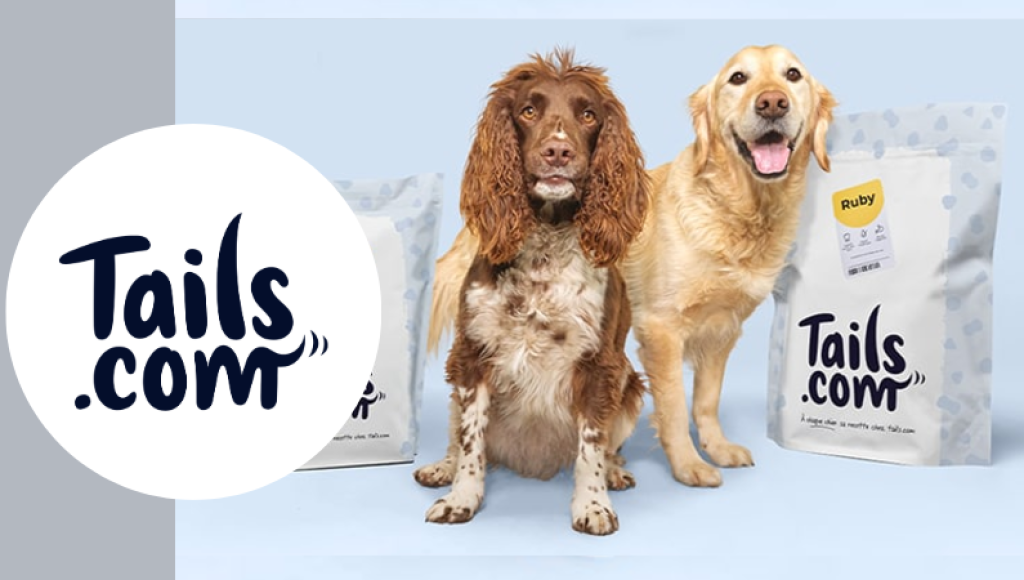 Testez gratuitement les croquettes pour chien de Tails.com
