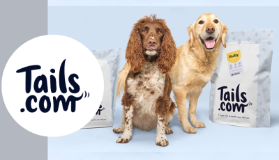 Testez gratuitement les croquettes pour chien de Tails.com