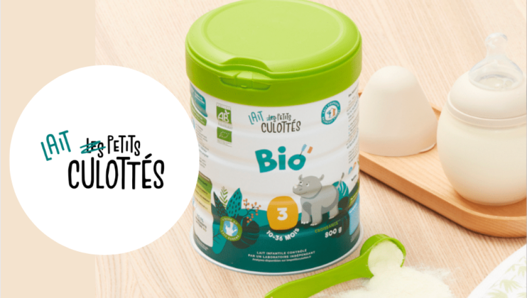 Testez gratuitement le lait 3ème âge Bio de les Petits Culottés