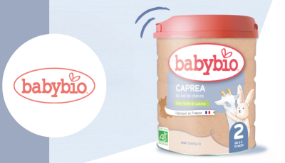 Testez gratuitement le lait de chèvre bio caprea 2ème âge de Babybio