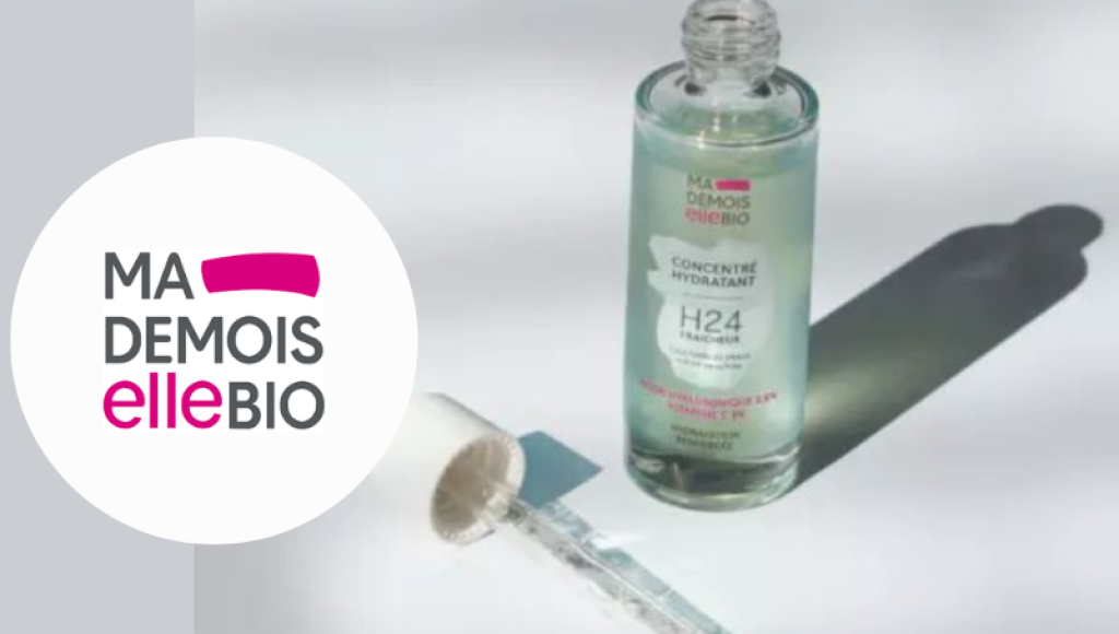 Testez gratuitement le concentré hydratant sérum à l\'acide hyaluronique de Mademoiselle bio