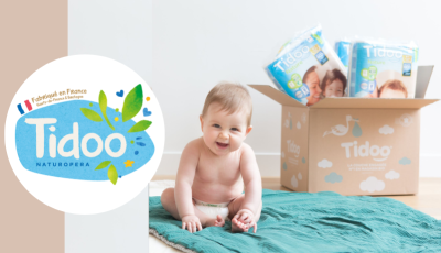 Testez gratuitement les couches écologiques voile naturel de Tidoo