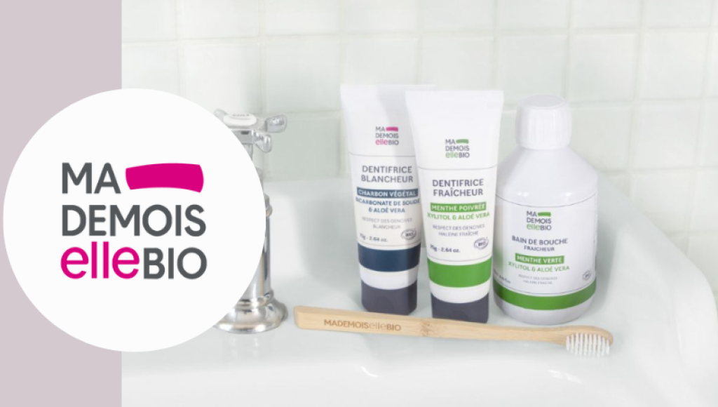 Testez gratuitement le dentifrice fraîcheur à la menthe poivrée de Mademoiselle bio