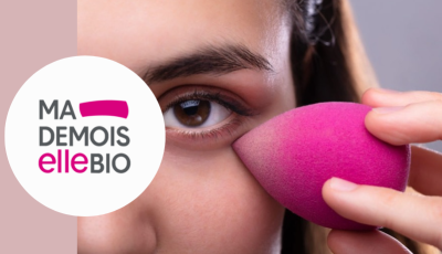 Testez gratuitement l\'éponge maquillage de Mademoiselle bio