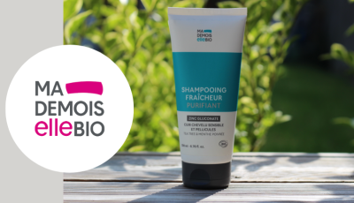 Testez gratuitement le shampooing fraîcheur purifiant de Mademoiselle bio