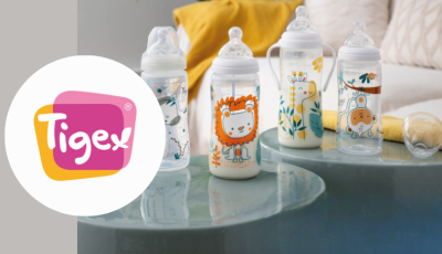 Testez gratuitement le biberon tétine plate de Tigex