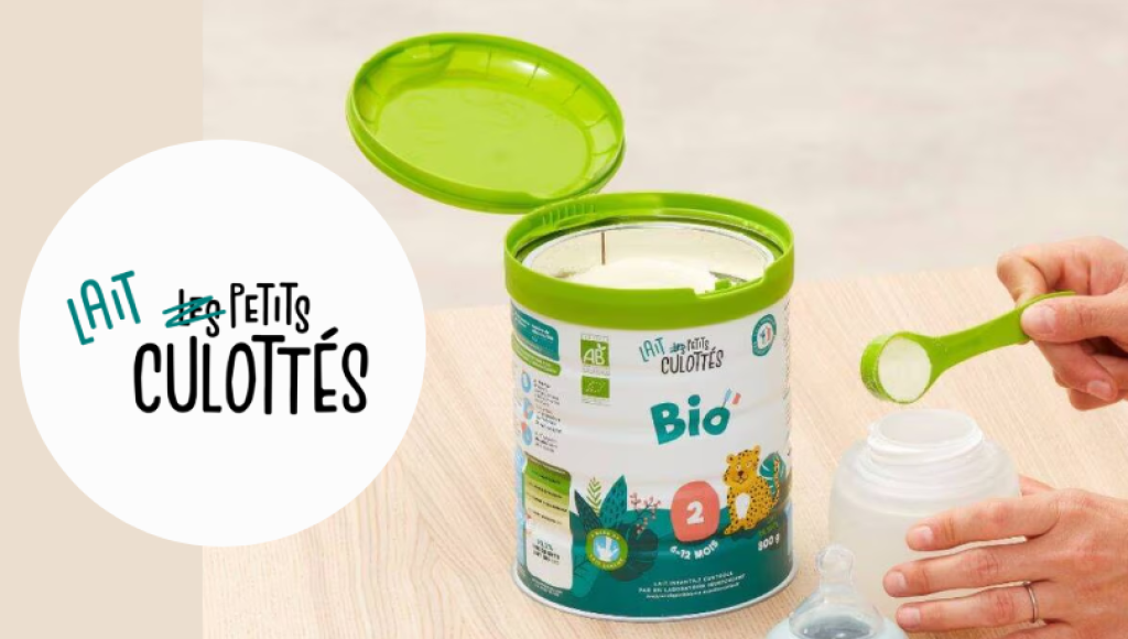 Testez gratuitement le lait 2ème âge bio de Les Petits Culottés