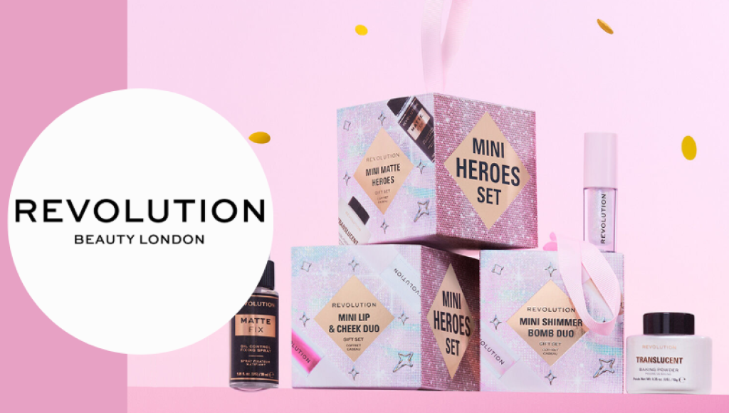 Testez gratuitement le mini matte heroes gift set de Revolution Beauty