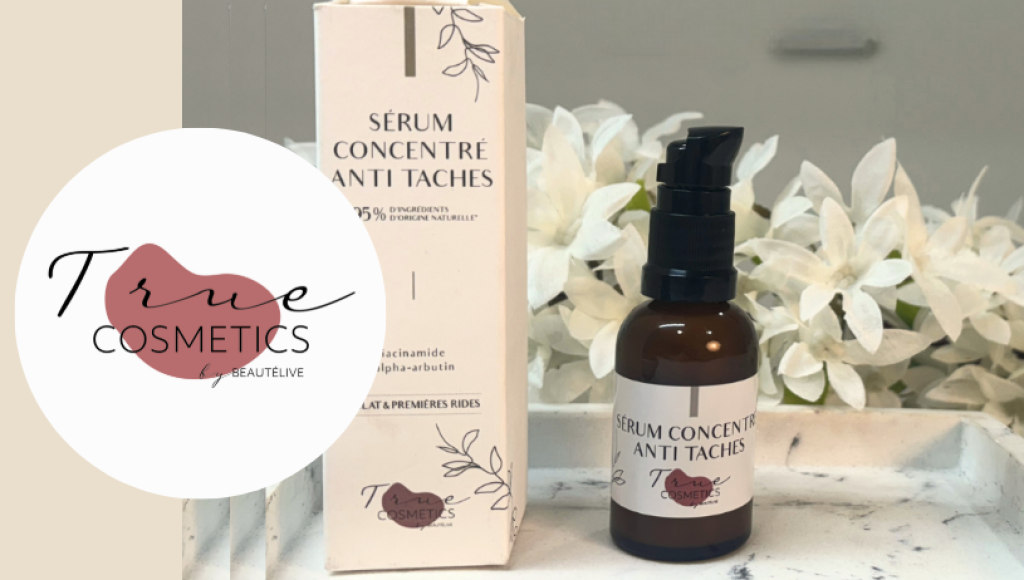 Testez gratuitement le sérum anti taches de True Cosmetics