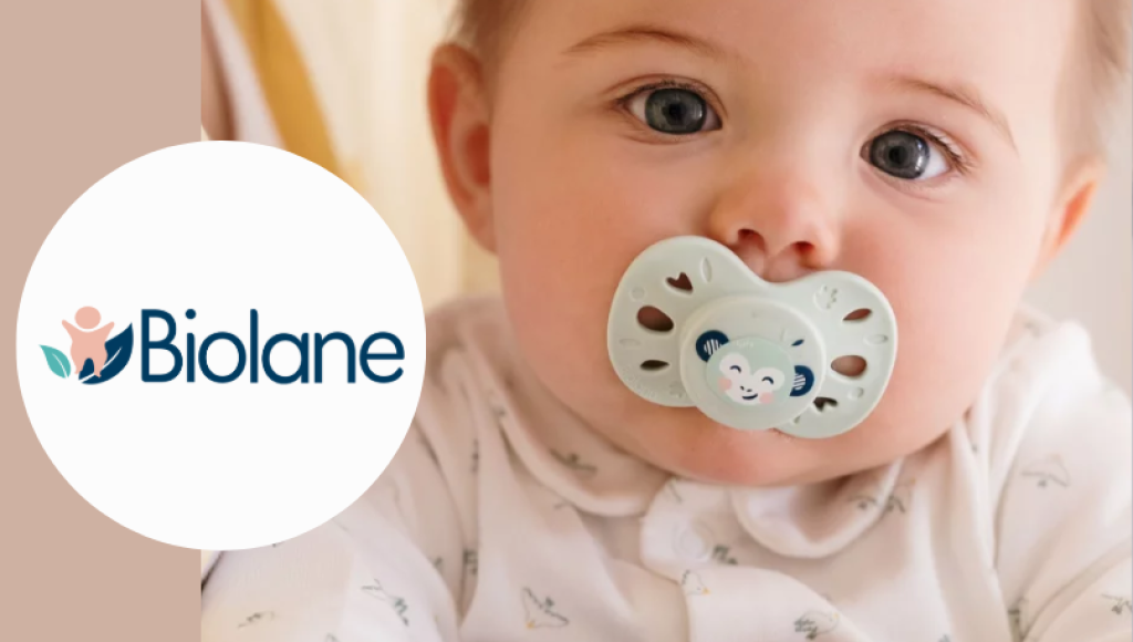 Testez gratuitement la sucette anatomique de Biolane