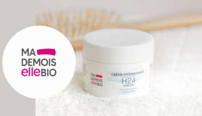 Testez gratuitement la crème hydratante confort de Mademoiselle bio