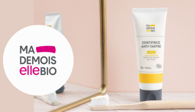 Testez gratuitement le dentifrice anti-tarte au citron de Mademoiselle bio