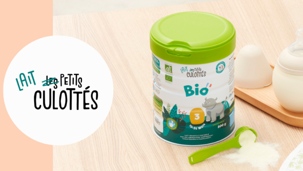 Testez gratuitement le lait de croissance 3ème âge bio de Les Petits Culottés