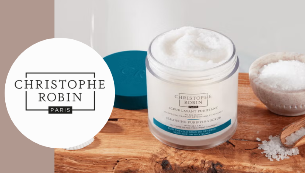 Testez gratuitement le shampooing scrub lavant purifiant au sel marin de Christophe Robin