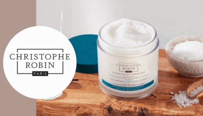 Testez gratuitement le shampooing scrub lavant purifiant au sel marin de Christophe Robin