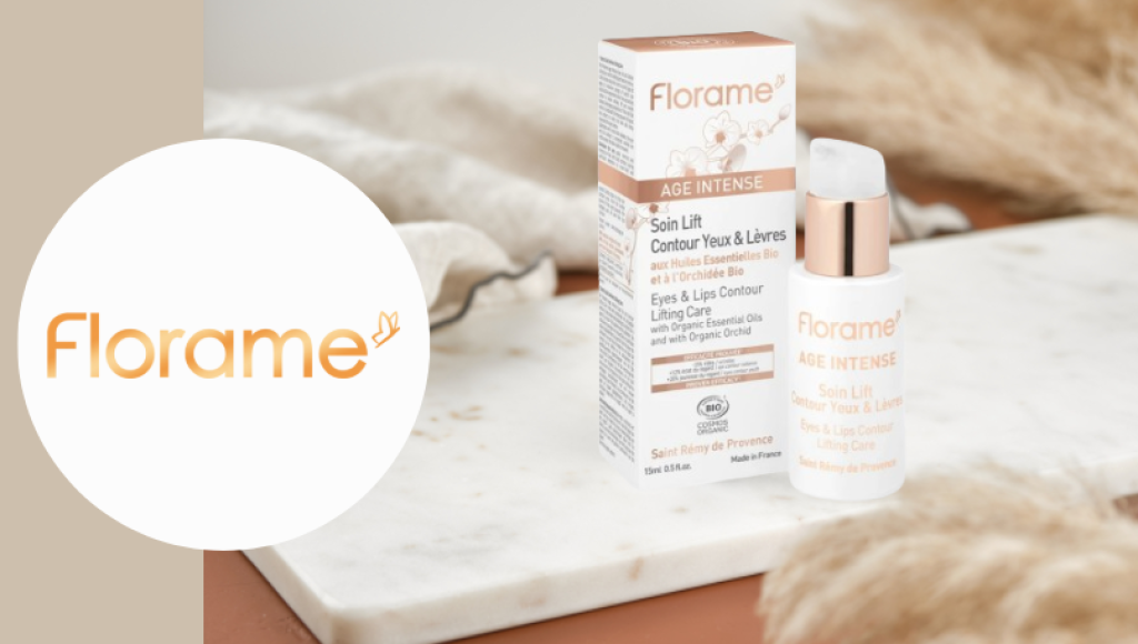 Testez gratuitement le soin lift contour yeux et lèvres anti-âge bio de Florame