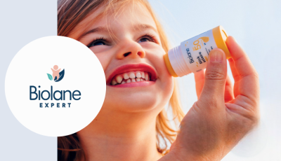 Testez gratuitement le stick solaire de Biolane Expert