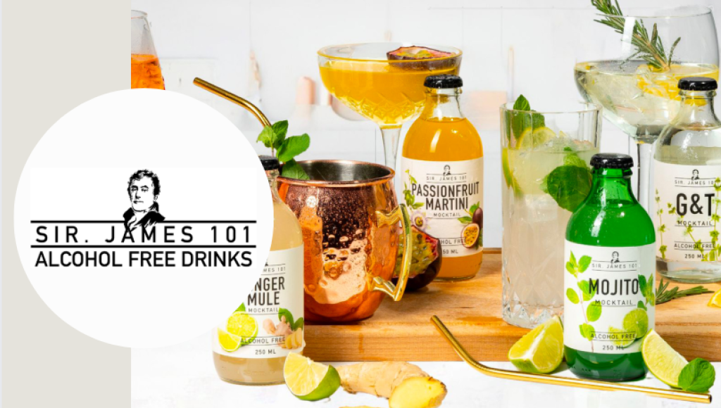 Testez gratuitement le cocktail sans alcool de Sir. James 101