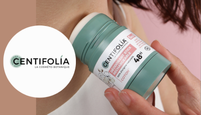 Testez gratuitement le déodorant stick rechargeable fleur de coton de Centifolia