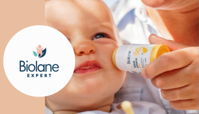 Testez gratuitement le stick solaire bébé de Biolane Expert