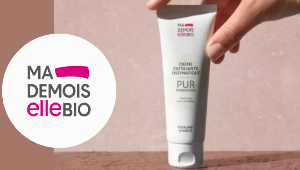 Testez gratuitement la crème exfoliante enzymatique de Mademoiselle bio