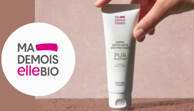 Testez gratuitement la crème exfoliante enzymatique de Mademoiselle bio