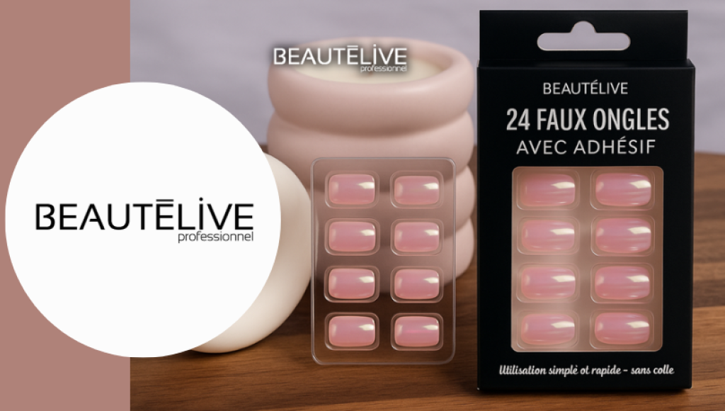 Testez gratuitement les faux ongles adhésifs holographique de Beautélive