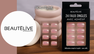 Testez gratuitement les faux ongles adhésifs holographique de Beautélive