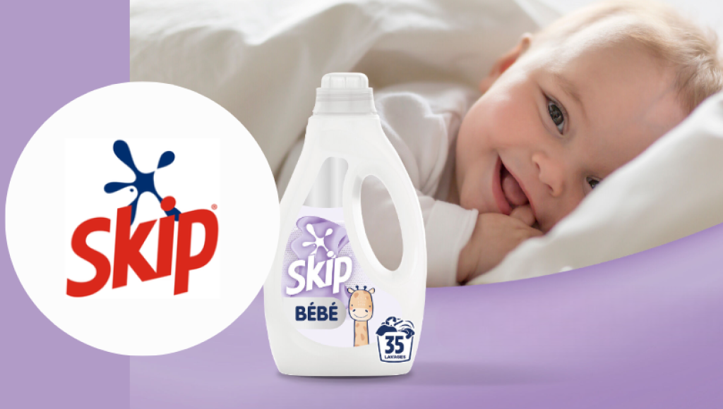 Testez gratuitement la lessive de Skip Bébé