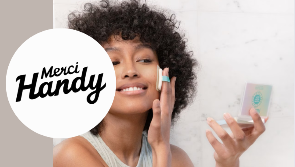 Testez gratuitement le papiers matifiants de Merci Handy