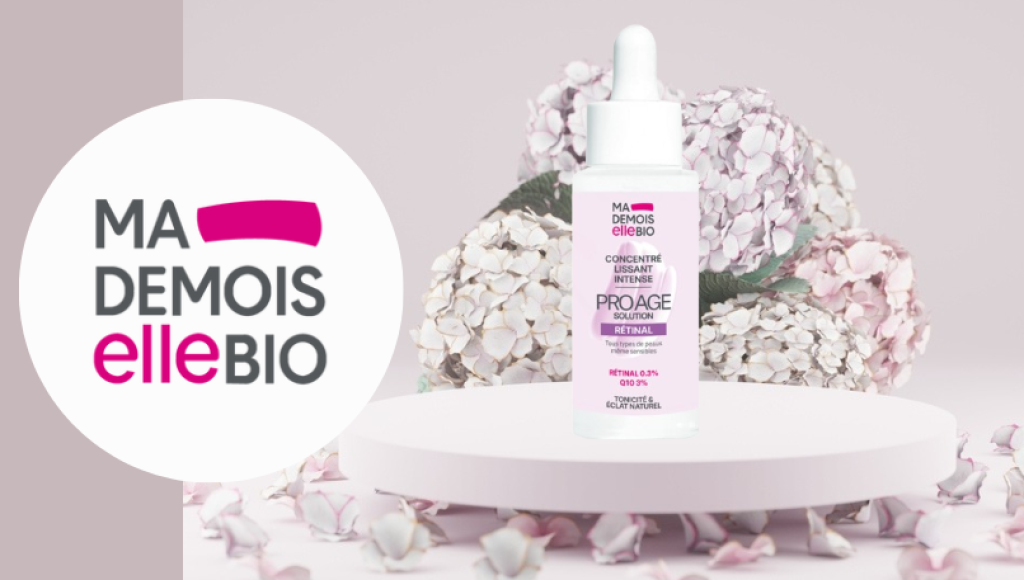 Testez gratuitement le concentré lissant intense sérum au rétinal pro age solution de Mademoiselle bio