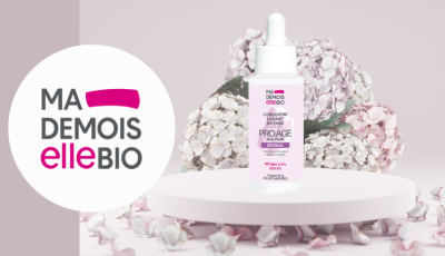 Testez gratuitement le concentré lissant intense sérum au rétinal pro age solution de Mademoiselle bio