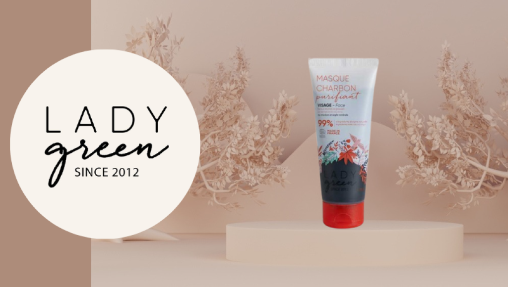 Testez gratuitement le masque charbon purifiant bio de Lady Green