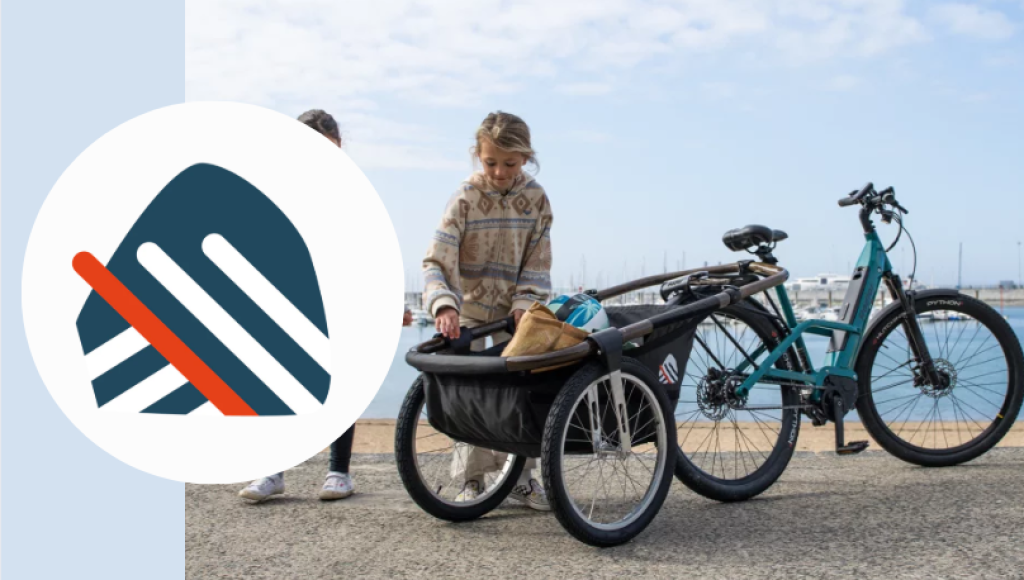 Testez gratuitement la remorque de vélo Maïna de Globe For You