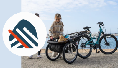 Testez gratuitement la remorque de vélo Maïna de Globe For You