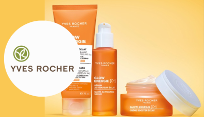 Testez gratuitement la routine glow energie d’Yves Rocher