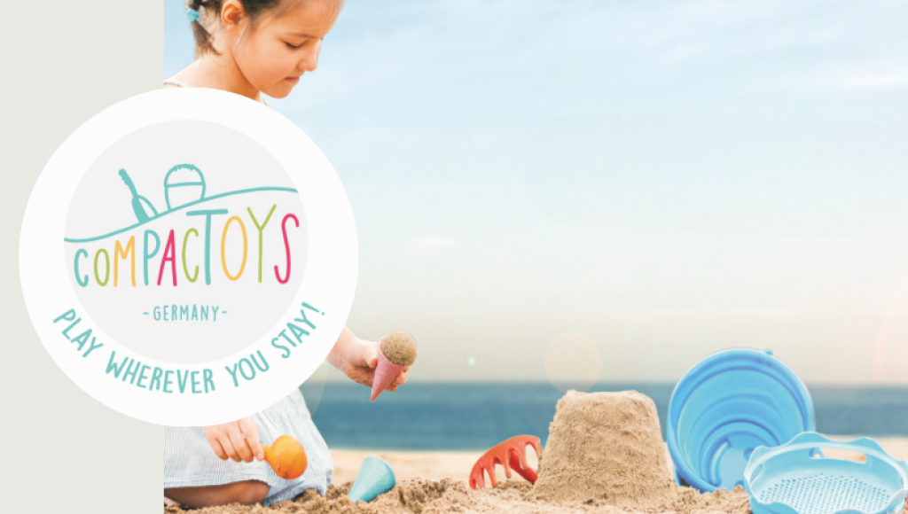 Testez gratuitement le set de 7 jeux de plage Compactoys