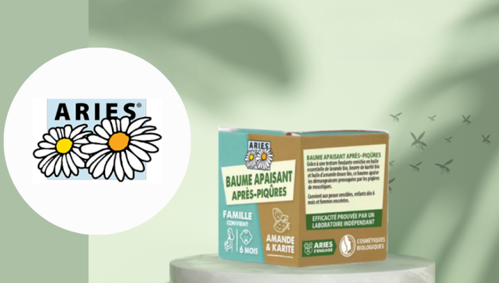 Testez gratuitement le baume famille après-piqûre moustiques de ARIES