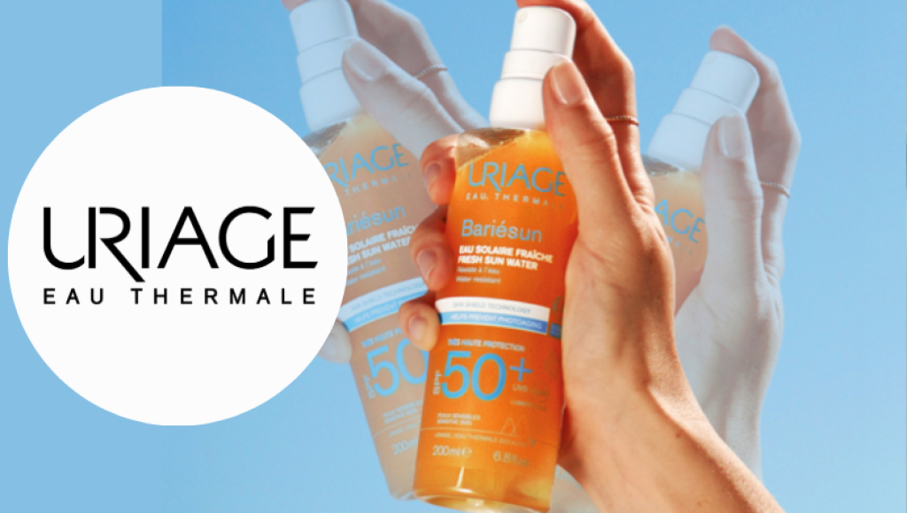 Testez gratuitement l\'eau solaire fraîche SPF50+ Bariesun d’Uriage