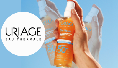Testez gratuitement l\'eau solaire fraîche SPF50+ Bariesun d’Uriage
