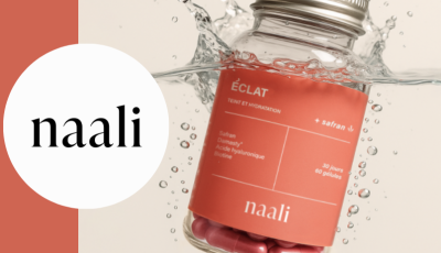 Testez gratuitement l\'éclat acide hyaluronique + safran de Naali