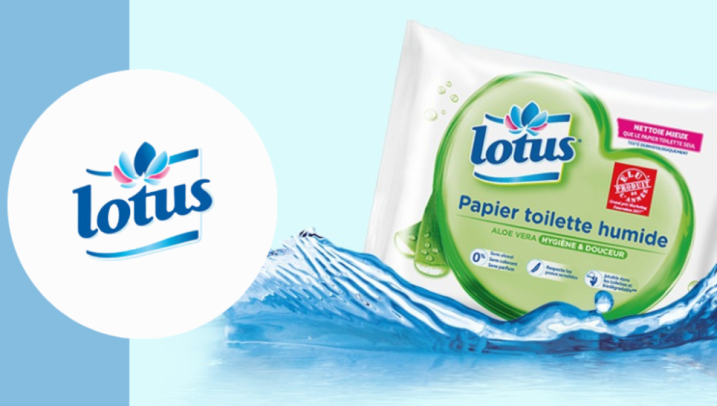 Testez gratuitement un papier toilette humide Lotus