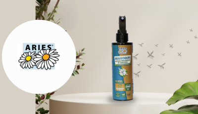 Testez gratuitement le spray moustiques atmosphère et tissus de ARIES