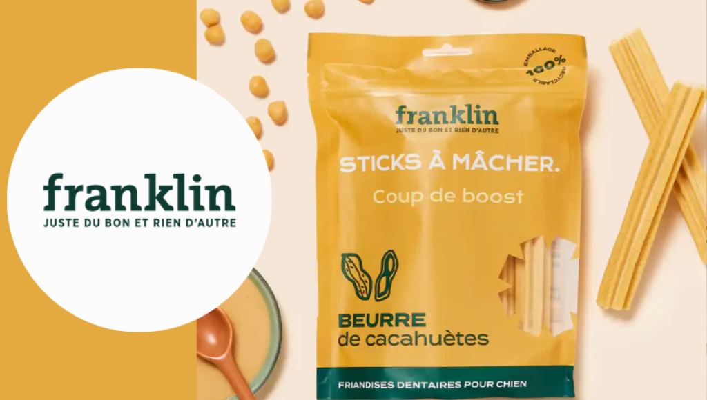 Testez gratuitement le stick dentaires chien de Franklin