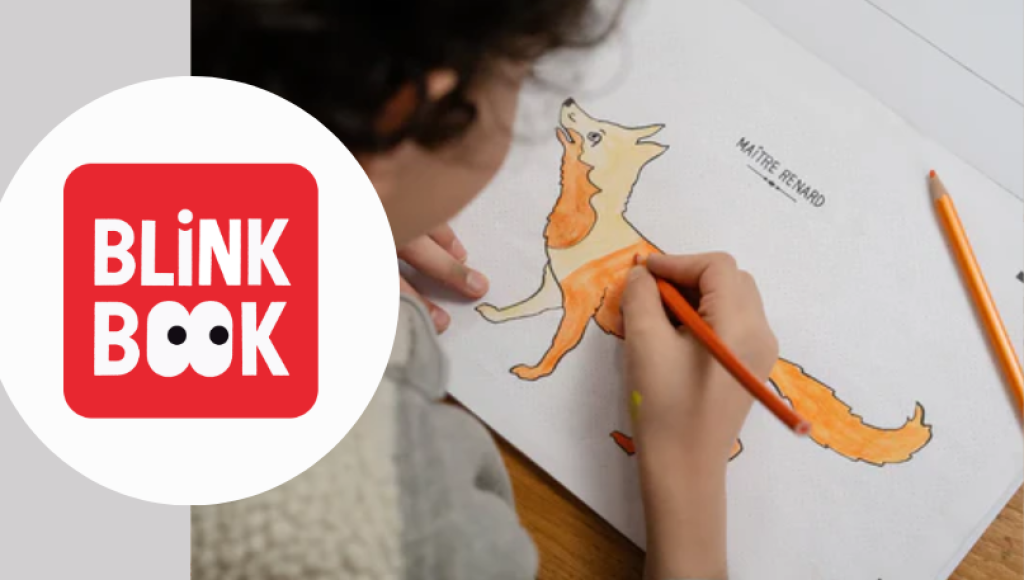 Testez gratuitement le cahier de dessin animé de BlinkBook