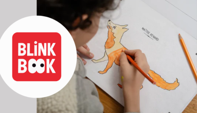 Testez gratuitement le cahier de dessin animé de BlinkBook